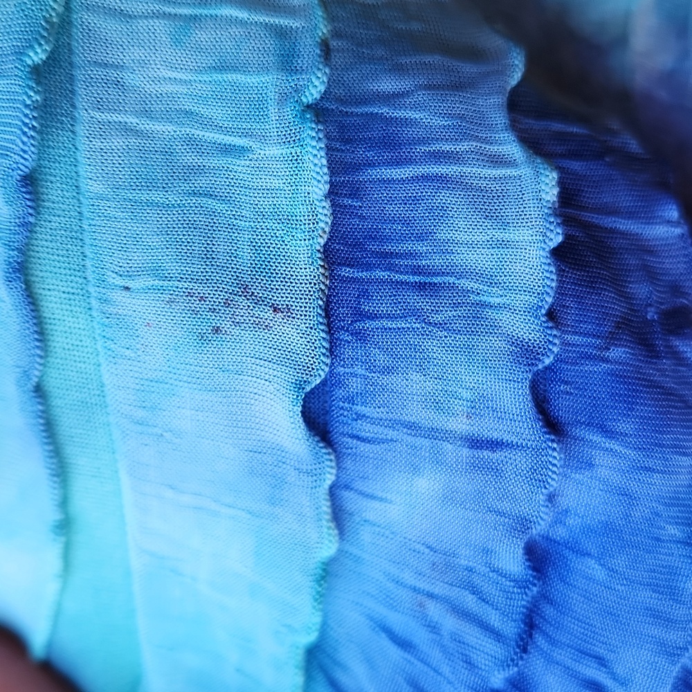Notations Blue Ruffled Top Size 3X - Picture 7 of 7